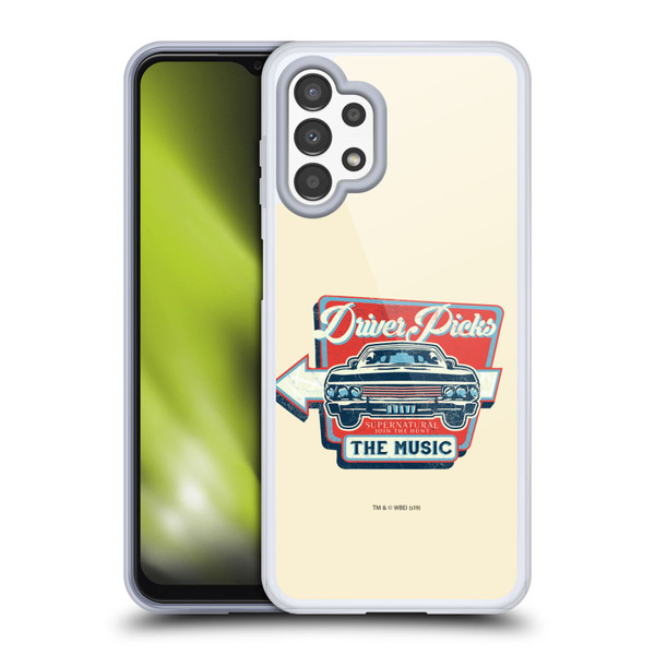 Supernatural Vectors Driver Picks Soft Gel Case for Samsung Galaxy A13 (2022)