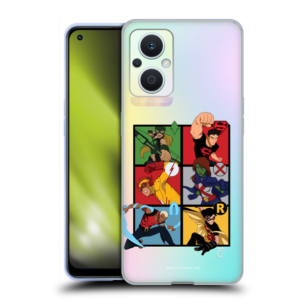 Young Justice Graphics Character Art Soft Gel Case for OPPO Reno8 Lite