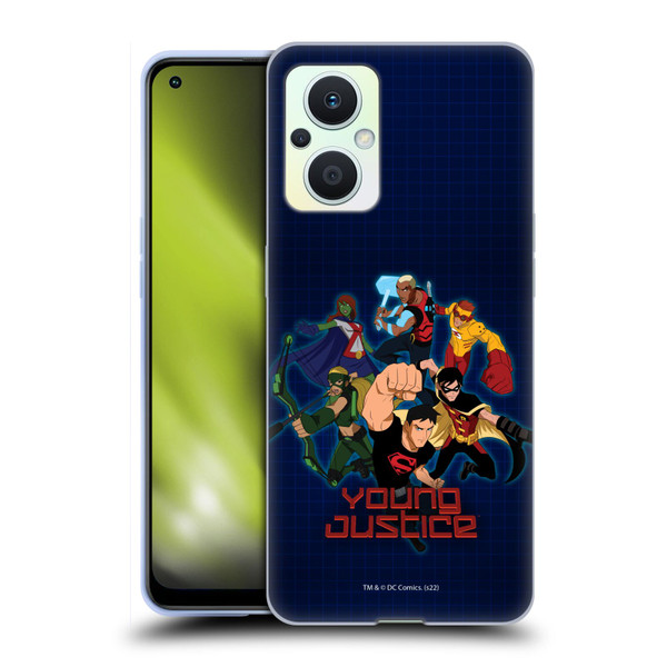 Young Justice Graphics Group Soft Gel Case for OPPO Reno8 Lite