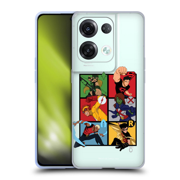 Young Justice Graphics Character Art Soft Gel Case for OPPO Reno8 Pro