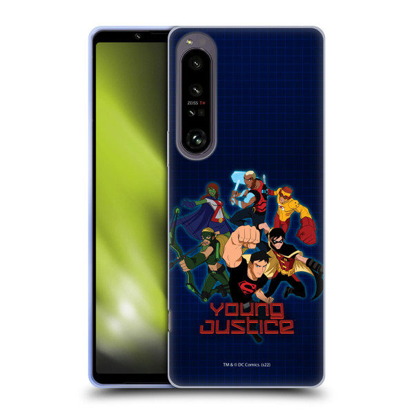 Young Justice Graphics Group Soft Gel Case for Sony Xperia 1 IV