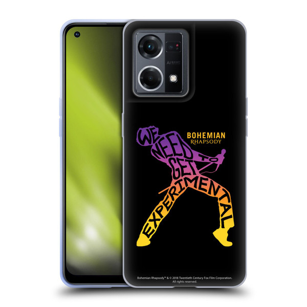 Queen Bohemian Rhapsody Experimental Quote Soft Gel Case for OPPO Reno8 4G