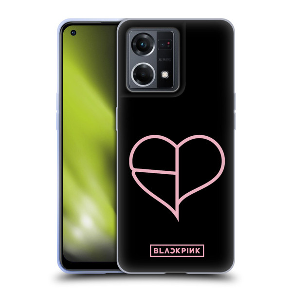 Blackpink The Album Heart Soft Gel Case for OPPO Reno8 4G