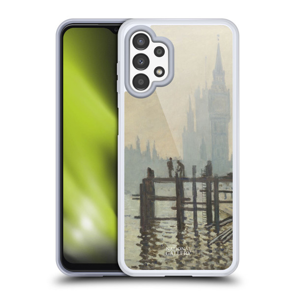 The National Gallery Art Monet Thames Soft Gel Case for Samsung Galaxy A13 (2022)