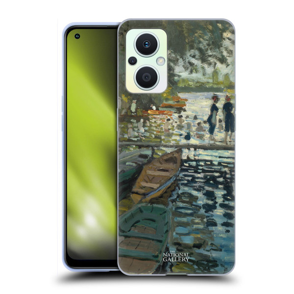 The National Gallery Nature Bathers At La Grenouillére Soft Gel Case for OPPO Reno8 Lite