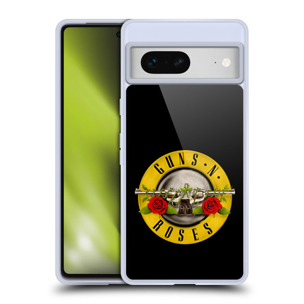 Guns N' Roses Key Art Bullet Logo Soft Gel Case for Google Pixel 7