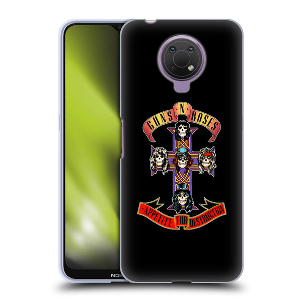 Guns N' Roses Key Art Appetite For Destruction Soft Gel Case for Nokia G10