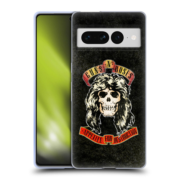 Guns N' Roses Vintage Adler Soft Gel Case for Google Pixel 7 Pro