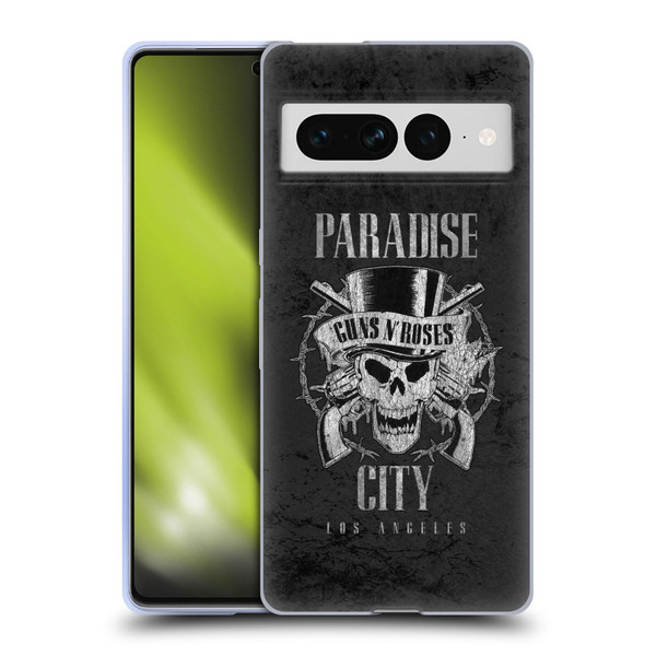 Guns N' Roses Vintage Paradise City Soft Gel Case for Google Pixel 7 Pro