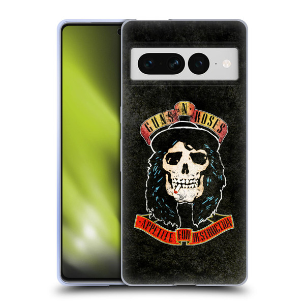 Guns N' Roses Vintage Stradlin Soft Gel Case for Google Pixel 7 Pro