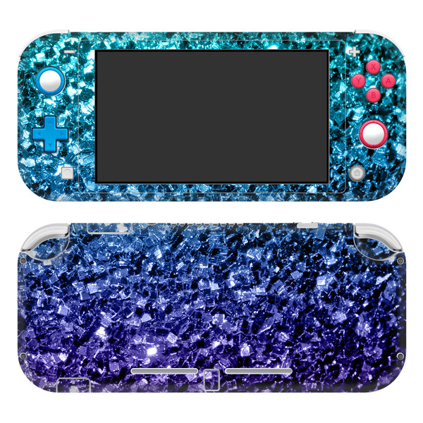PLdesign Art Mix Aqua Blue Vinyl Sticker Skin Decal Cover for Nintendo Switch Lite