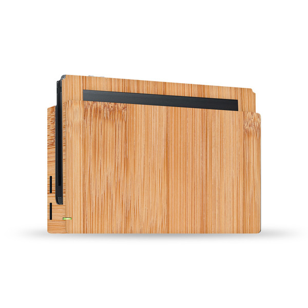 PLdesign Art Mix Light Brown Bamboo Vinyl Sticker Skin Decal Cover for Nintendo Switch Console & Dock