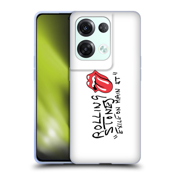 The Rolling Stones Albums Exile On Main St. Soft Gel Case for OPPO Reno8 Pro