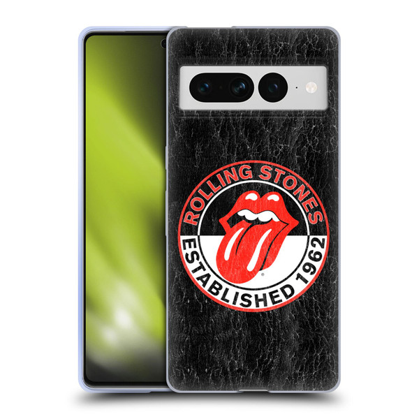 The Rolling Stones Graphics Established 1962 Soft Gel Case for Google Pixel 7 Pro