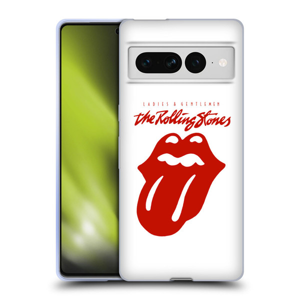 The Rolling Stones Graphics Ladies and Gentlemen Movie Soft Gel Case for Google Pixel 7 Pro