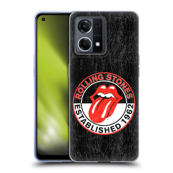 The Rolling Stones Graphics Established 1962 Soft Gel Case for OPPO Reno8 4G