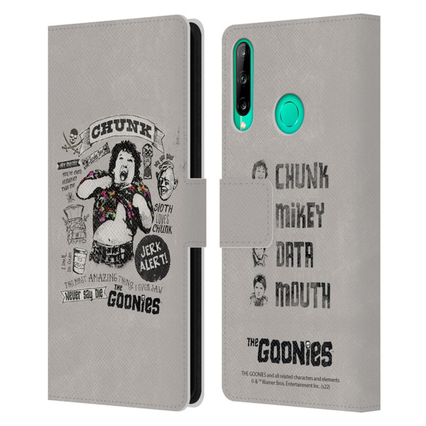 The Goonies Graphics Character Art Leather Book Wallet Case Cover For Huawei P40 lite E