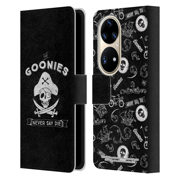 The Goonies Graphics Logo Leather Book Wallet Case Cover For Huawei P50 Pro