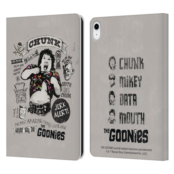 The Goonies Graphics Character Art Leather Book Wallet Case Cover For Apple iPad 10.9 (2022)