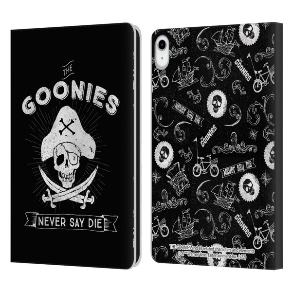 The Goonies Graphics Logo Leather Book Wallet Case Cover For Apple iPad 10.9 (2022)