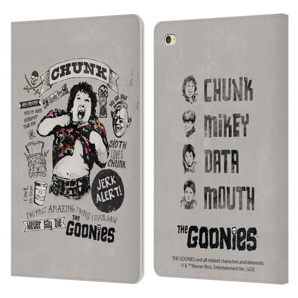 The Goonies Graphics Character Art Leather Book Wallet Case Cover For Apple iPad mini 4