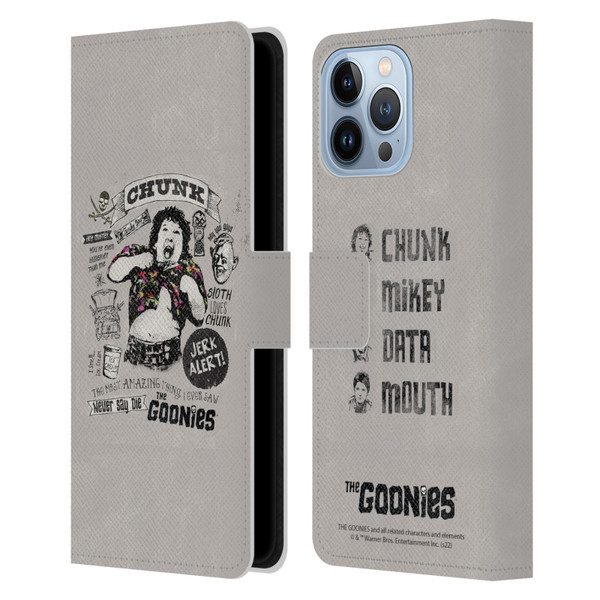 The Goonies Graphics Character Art Leather Book Wallet Case Cover For Apple iPhone 13 Pro Max
