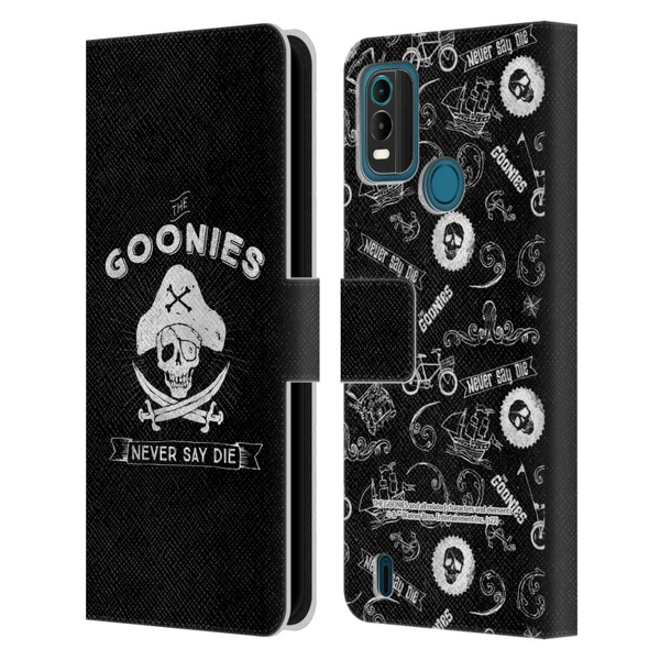 The Goonies Graphics Logo Leather Book Wallet Case Cover For Nokia G11 Plus