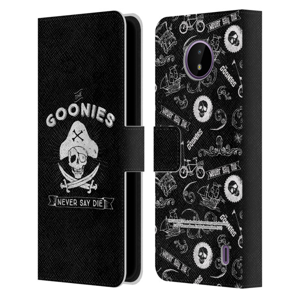 The Goonies Graphics Logo Leather Book Wallet Case Cover For Nokia C10 / C20