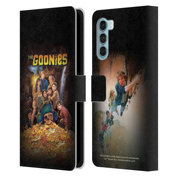 The Goonies Graphics Poster Leather Book Wallet Case Cover For Motorola Edge S30 / Moto G200 5G