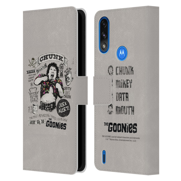 The Goonies Graphics Character Art Leather Book Wallet Case Cover For Motorola Moto E7 Power / Moto E7i Power