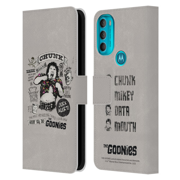 The Goonies Graphics Character Art Leather Book Wallet Case Cover For Motorola Moto G71 5G