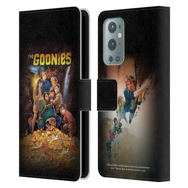The Goonies Graphics Poster Leather Book Wallet Case Cover For OnePlus 9