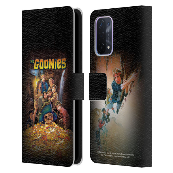 The Goonies Graphics Poster Leather Book Wallet Case Cover For OPPO A54 5G