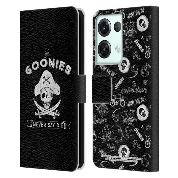 The Goonies Graphics Logo Leather Book Wallet Case Cover For OPPO Reno8 Pro