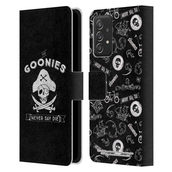 The Goonies Graphics Logo Leather Book Wallet Case Cover For Samsung Galaxy A52 / A52s / 5G (2021)