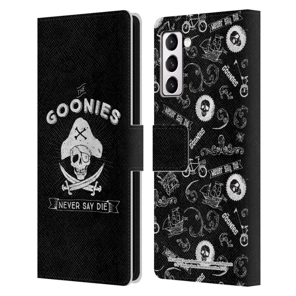 The Goonies Graphics Logo Leather Book Wallet Case Cover For Samsung Galaxy S21+ 5G