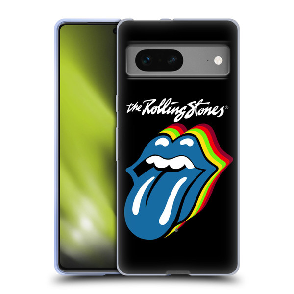 The Rolling Stones Licks Collection Pop Art 2 Soft Gel Case for Google Pixel 7