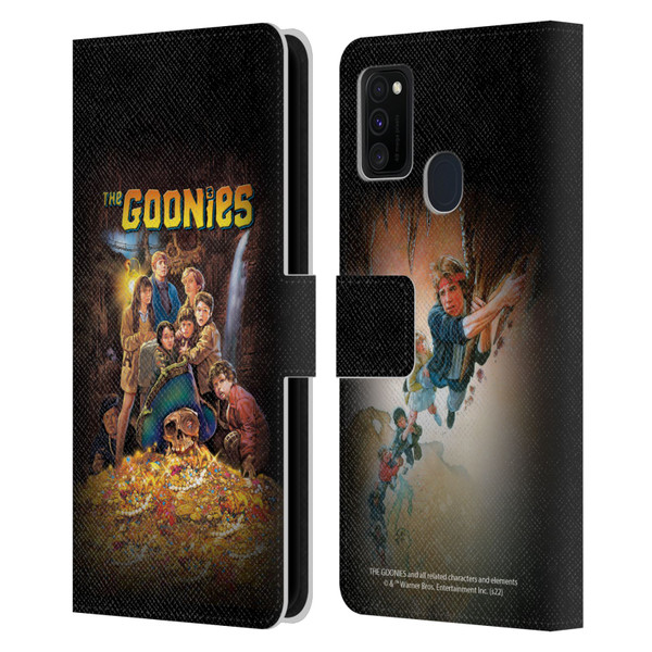 The Goonies Graphics Poster Leather Book Wallet Case Cover For Samsung Galaxy M30s (2019)/M21 (2020)