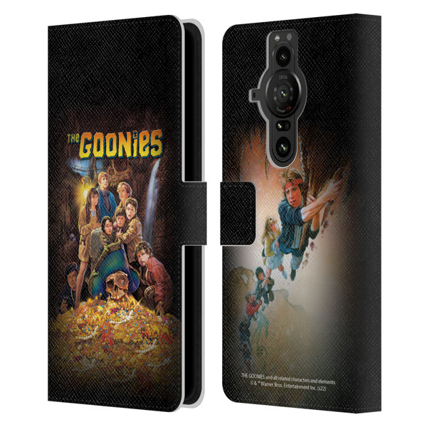 The Goonies Graphics Poster Leather Book Wallet Case Cover For Sony Xperia Pro-I
