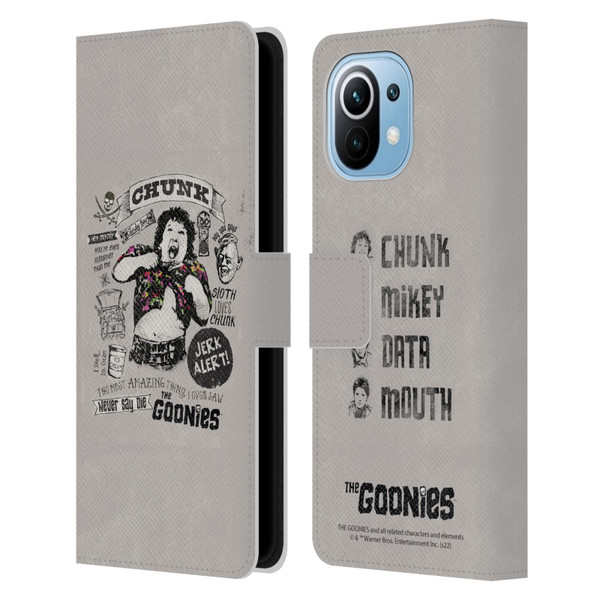 The Goonies Graphics Character Art Leather Book Wallet Case Cover For Xiaomi Mi 11