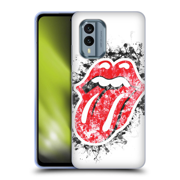 The Rolling Stones Licks Collection Distressed Look Tongue Soft Gel Case for Nokia X30