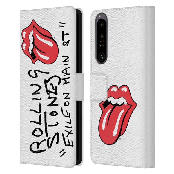The Rolling Stones Albums Exile On Main St. Leather Book Wallet Case Cover For Sony Xperia 1 IV