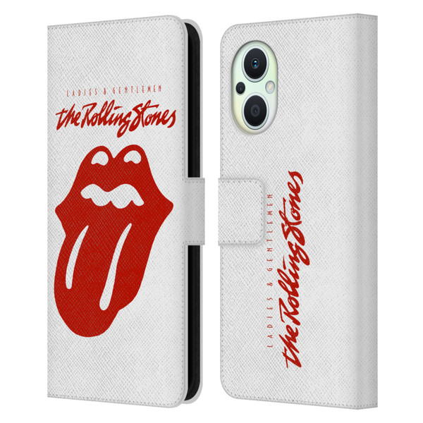 The Rolling Stones Graphics Ladies and Gentlemen Movie Leather Book Wallet Case Cover For OPPO Reno8 Lite