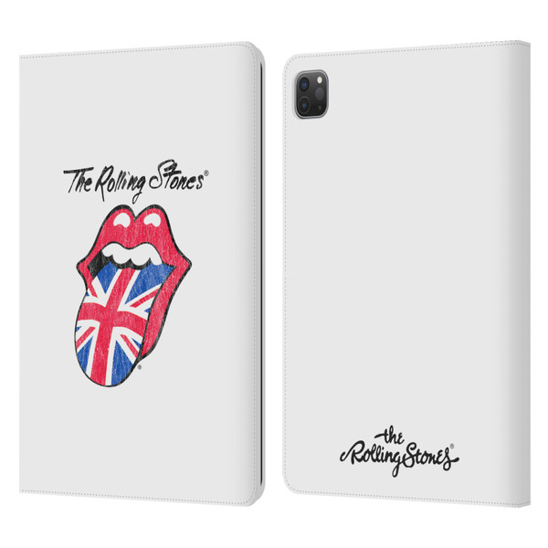 The Rolling Stones Key Art Uk Tongue Leather Book Wallet Case Cover For Apple iPad Pro 11 2020 / 2021 / 2022