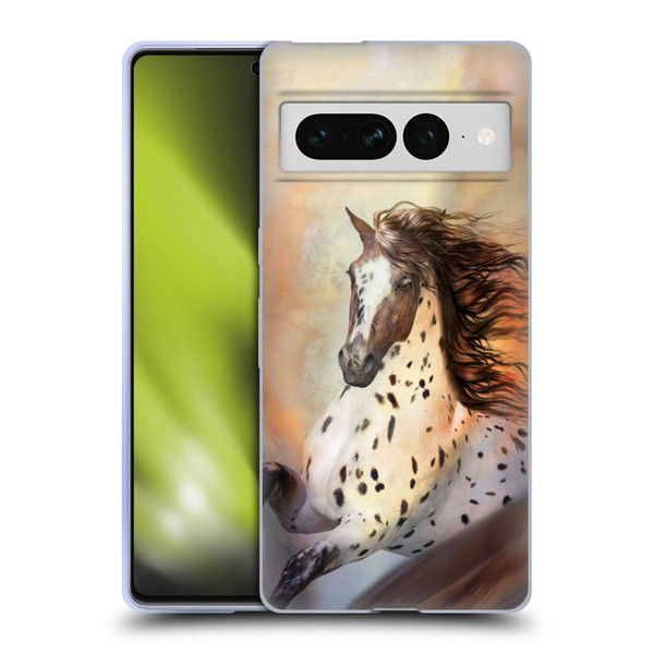 Simone Gatterwe Horses Wild 2 Soft Gel Case for Google Pixel 7 Pro
