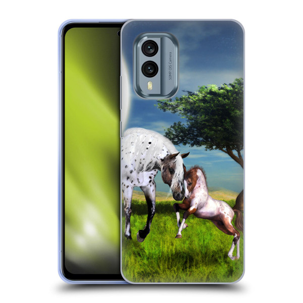 Simone Gatterwe Horses Love Forever Soft Gel Case for Nokia X30