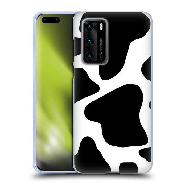 Grace Illustration Animal Prints Cow Soft Gel Case for Huawei P40 5G