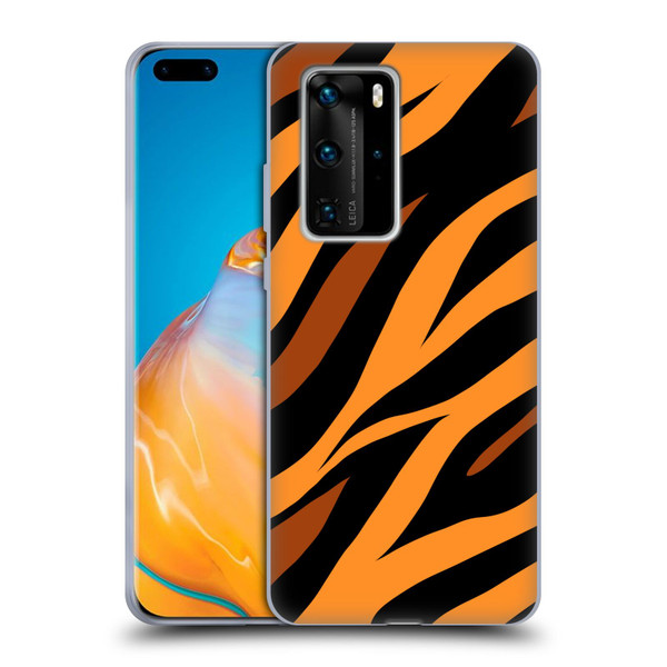 Grace Illustration Animal Prints Tiger Soft Gel Case for Huawei P40 Pro / P40 Pro Plus 5G