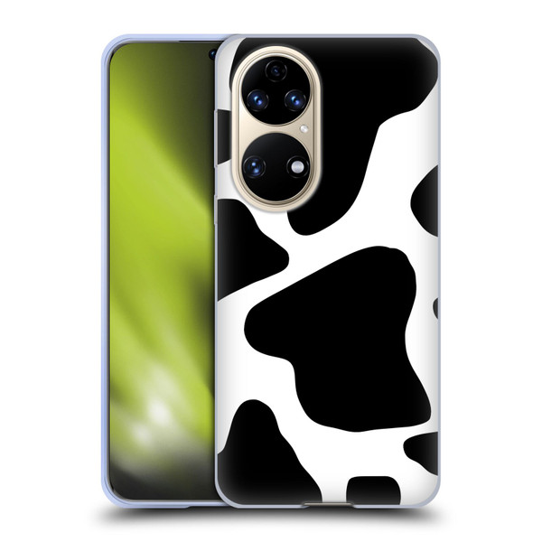 Grace Illustration Animal Prints Cow Soft Gel Case for Huawei P50
