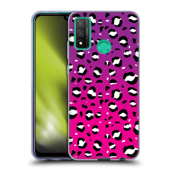 Grace Illustration Animal Prints Pink Leopard Soft Gel Case for Huawei P Smart (2020)